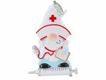 Adorable Gnome Nurse Ornament with Clipboard, Cute Nursing Christmas Ornaments or Medical Ornament - Ideal for Nurse Appreciation, Nurses Gift, 2025 - Easy to Personalize at Home, Comes in Gift Box
