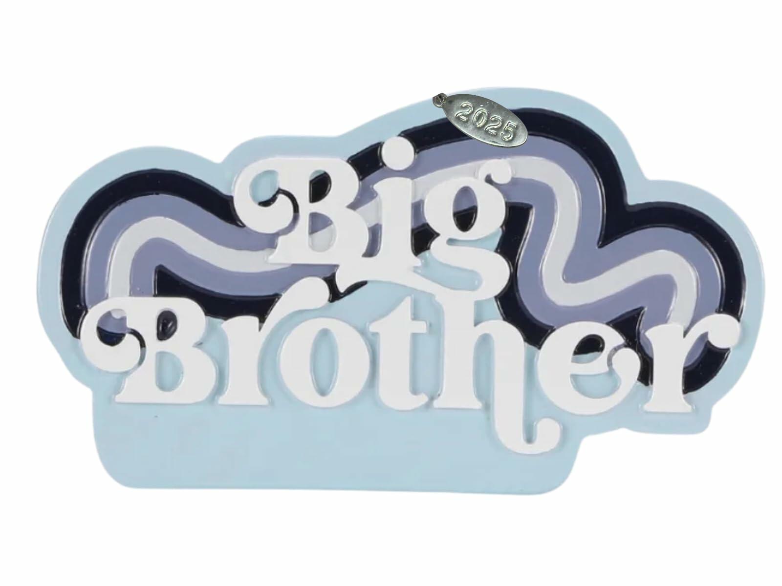 Big Brother Ornament 2025, Easy to Personalize at Home, Comes in Gift Box