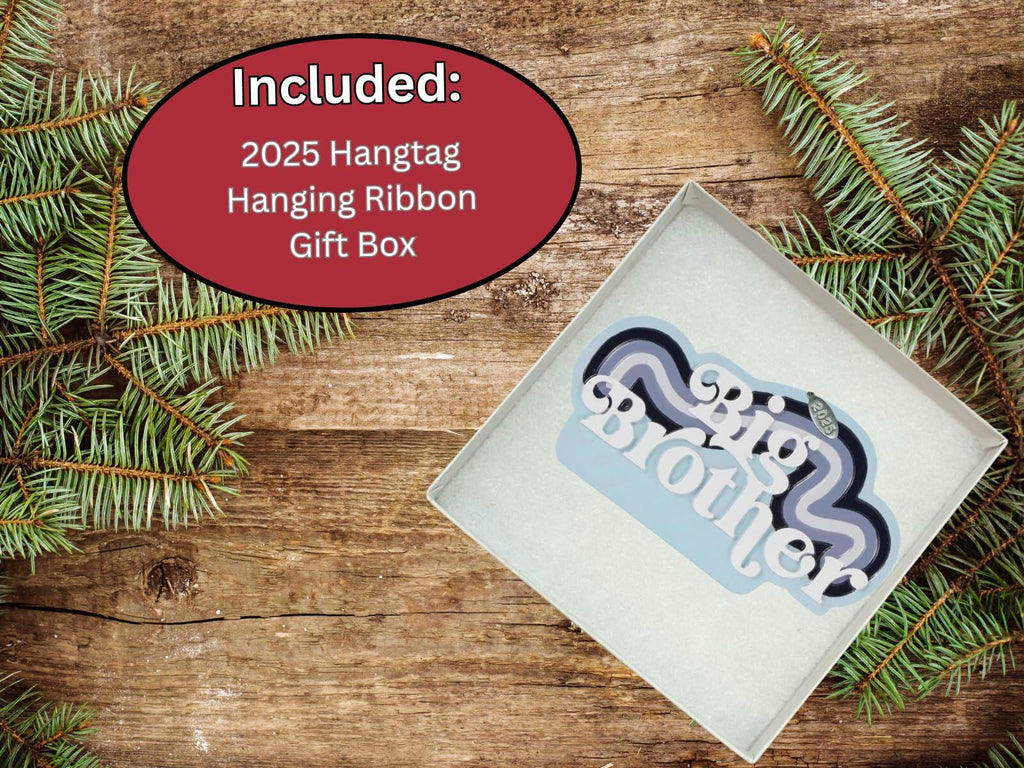 Big Brother Ornament 2025, Easy to Personalize at Home, Comes in Gift Box