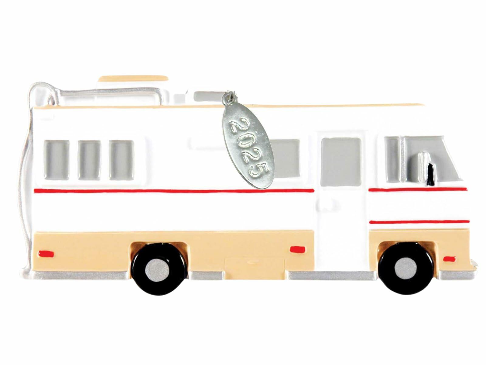 Camper Ornament - RV Christmas Ornament 2025 - Great Camper Gifts - Easy to Personalize at Home - Comes in A Gift Box So It's Ready for Giving