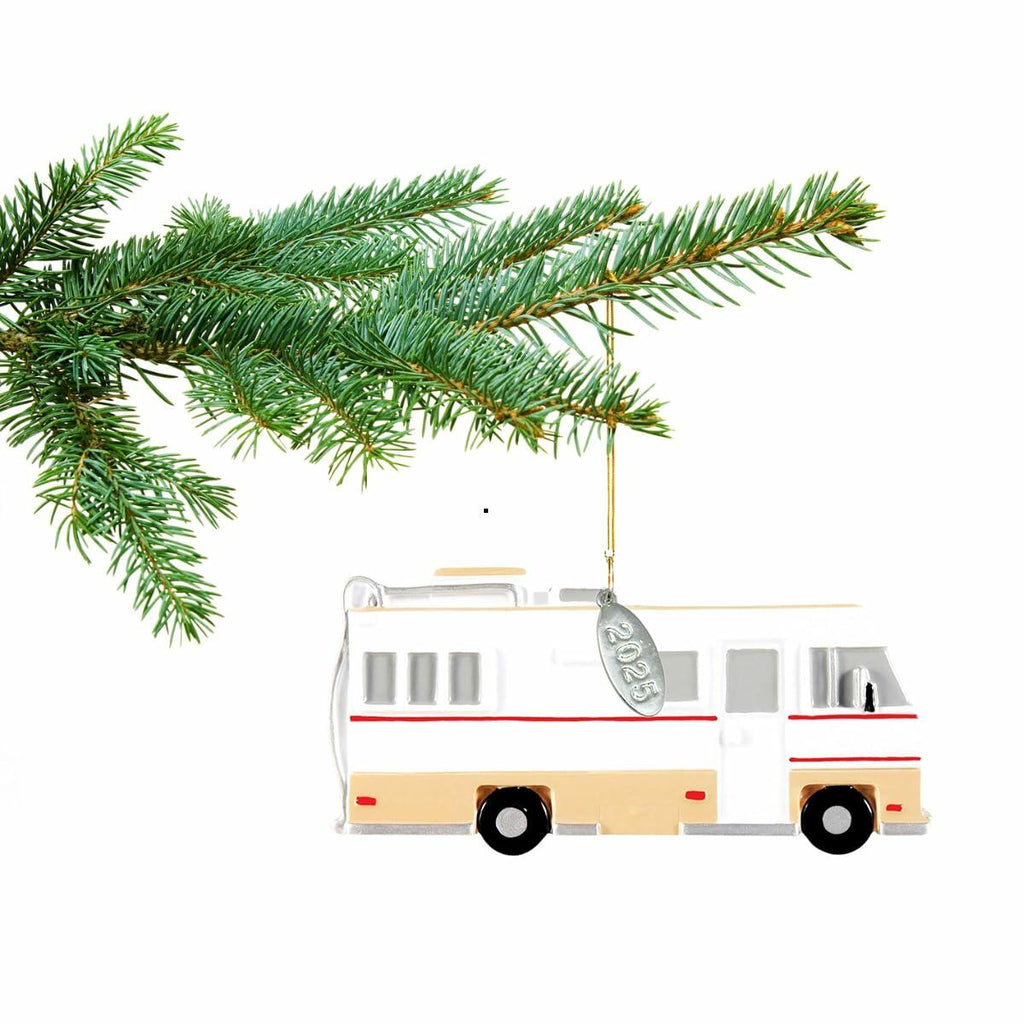 Camper Ornament - RV Christmas Ornament 2025 - Great Camper Gifts - Easy to Personalize at Home - Comes in A Gift Box So It's Ready for Giving