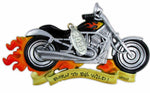 Motorcycle Ornament - Motorcycle Christmas Ornament, Biker Ornament, Easy to Personalize Christmas Ornaments 2025 - Comes in Gift Box So It's Ready for Giving