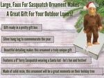 Sasquatch Christmas Ornament | Arrives in Gift Box | Durable Resin Christmas