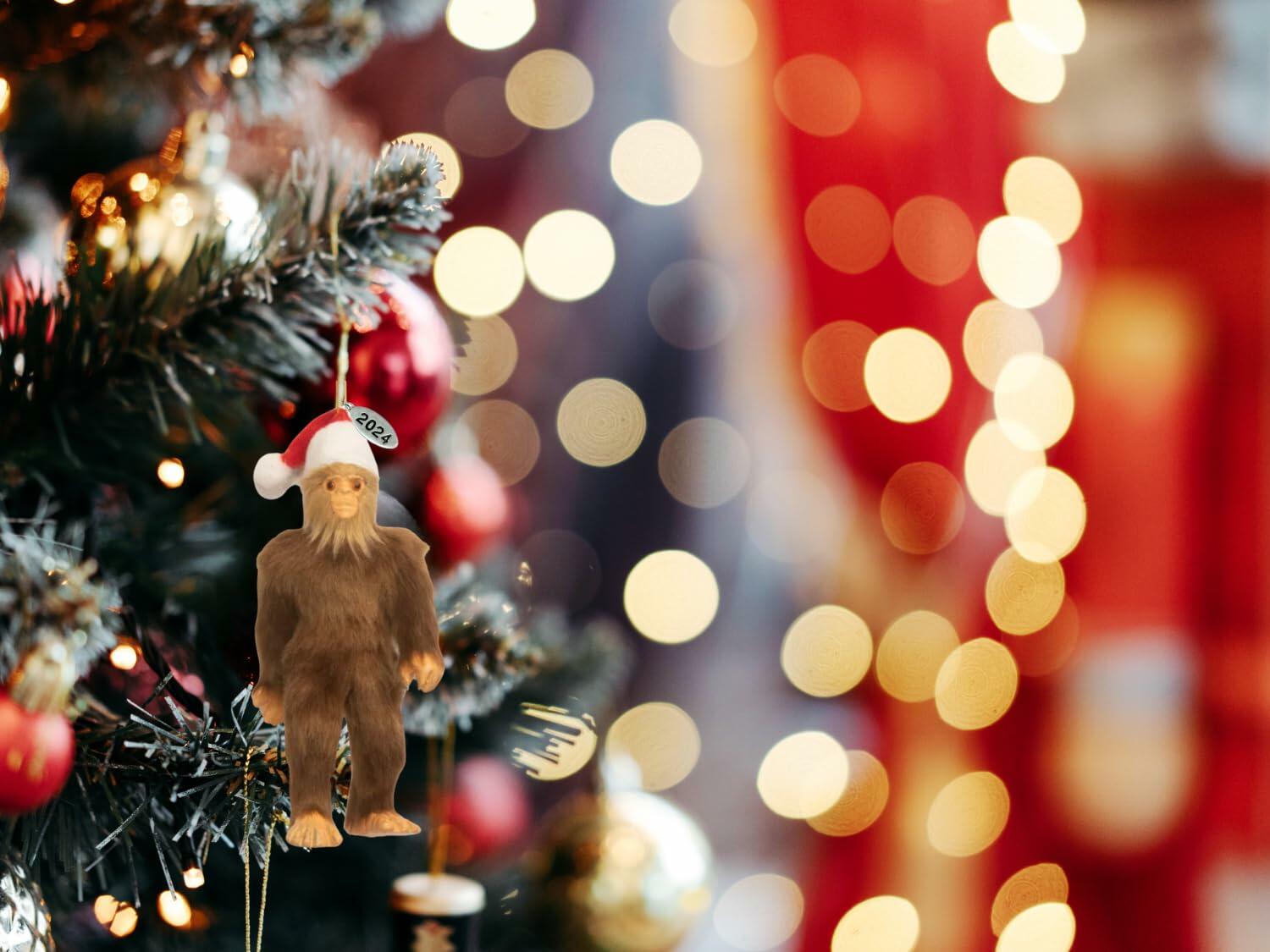 Sasquatch Christmas Ornament | Arrives in Gift Box | Durable Resin Christmas