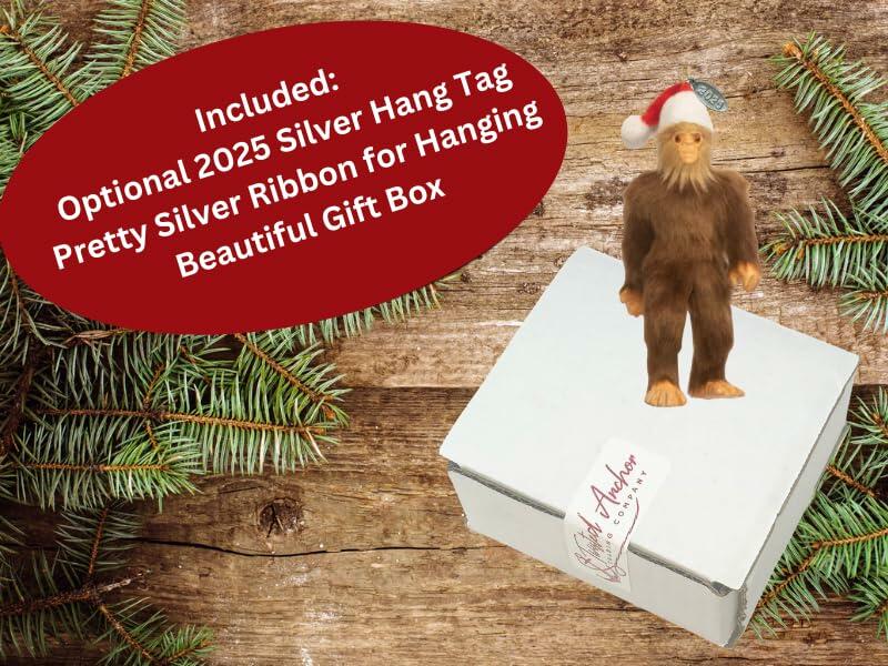Sasquatch Christmas Ornament | Arrives in Gift Box | Durable Resin Christmas