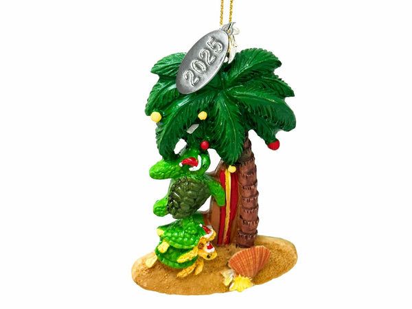 Palm Tree Ornament - Tropical Christmas, Beach Vacation Gift Souvenir Idea