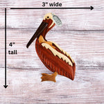 Pelican Christmas Ornament, Ornaments 2025 Gift Coastal Beach Bird Souvenirs FL