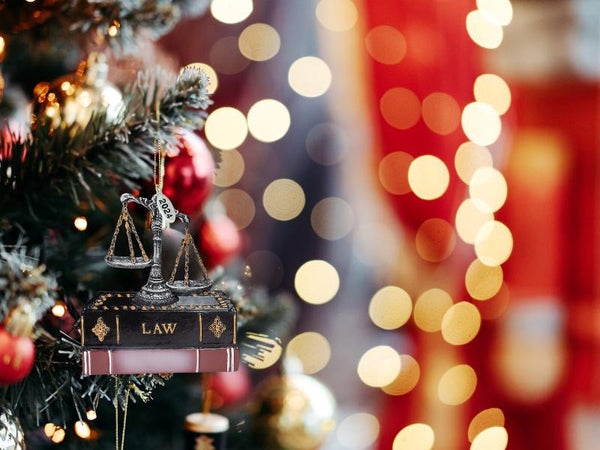 2025 Law School, Lawyer Scales of Justice Graduation Ornament - Can Be Personalized