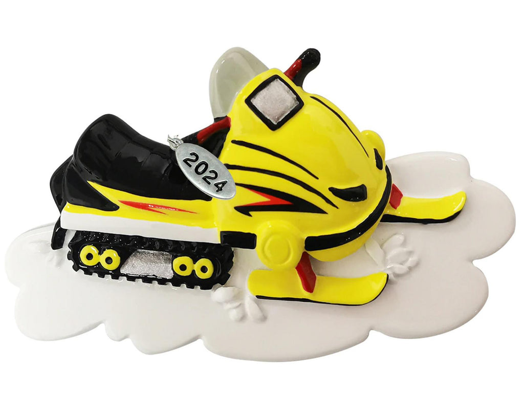 Snowmobile Ornament 2025, Snowmobile Gifts, Snowmobiling Christmas Ornament - Easy to Personalize at Home, Comes in A Gift Box So It's Ready for Giving