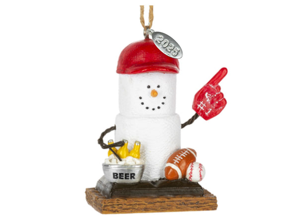 Smores Sports Fan Ornament 2025 - #1 Fan Sports Fan Gift, Comes in Gift Box