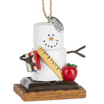 Teacher Ornament, Smores Ornament, Teacher Christmas Ornament or Teacher Gift - Stack of Books Smores - Comes in a Gift Box for Giving