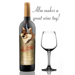 2026 Wolf Ornament Two-Tone Wood Intarsia Design - Comes in a Gift Box