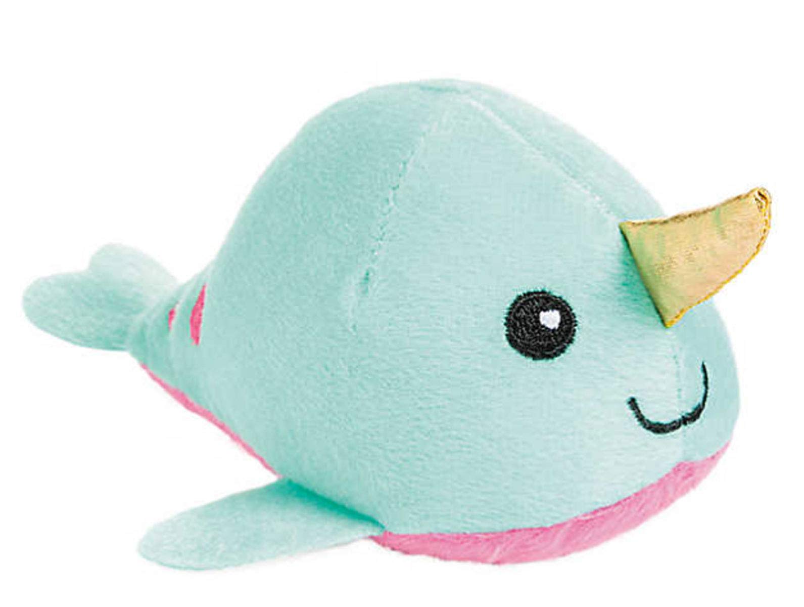 Gift Valentine - 3 Pc Valentines Candy Gift Set - Valentine Narwhal Plush Friend with 1.75 oz Russell Stover Chocolate Heart Candy and Conversation Hearts