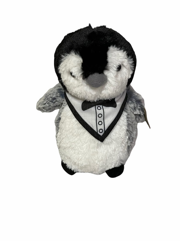 Ring Bearer Gifts - Ring Bearer Plush Penguin and Ring Security Kids' Hat Set with Gift Card Insert