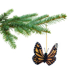 Butterfly Ornaments 2023, Felt Orange Monarch Butterfly Gifts for Women - - Felt Christmas Ornaments Fair Trade, Hand Felted Made in Nepal - Comes in a Gift Box so It's Ready for Giving