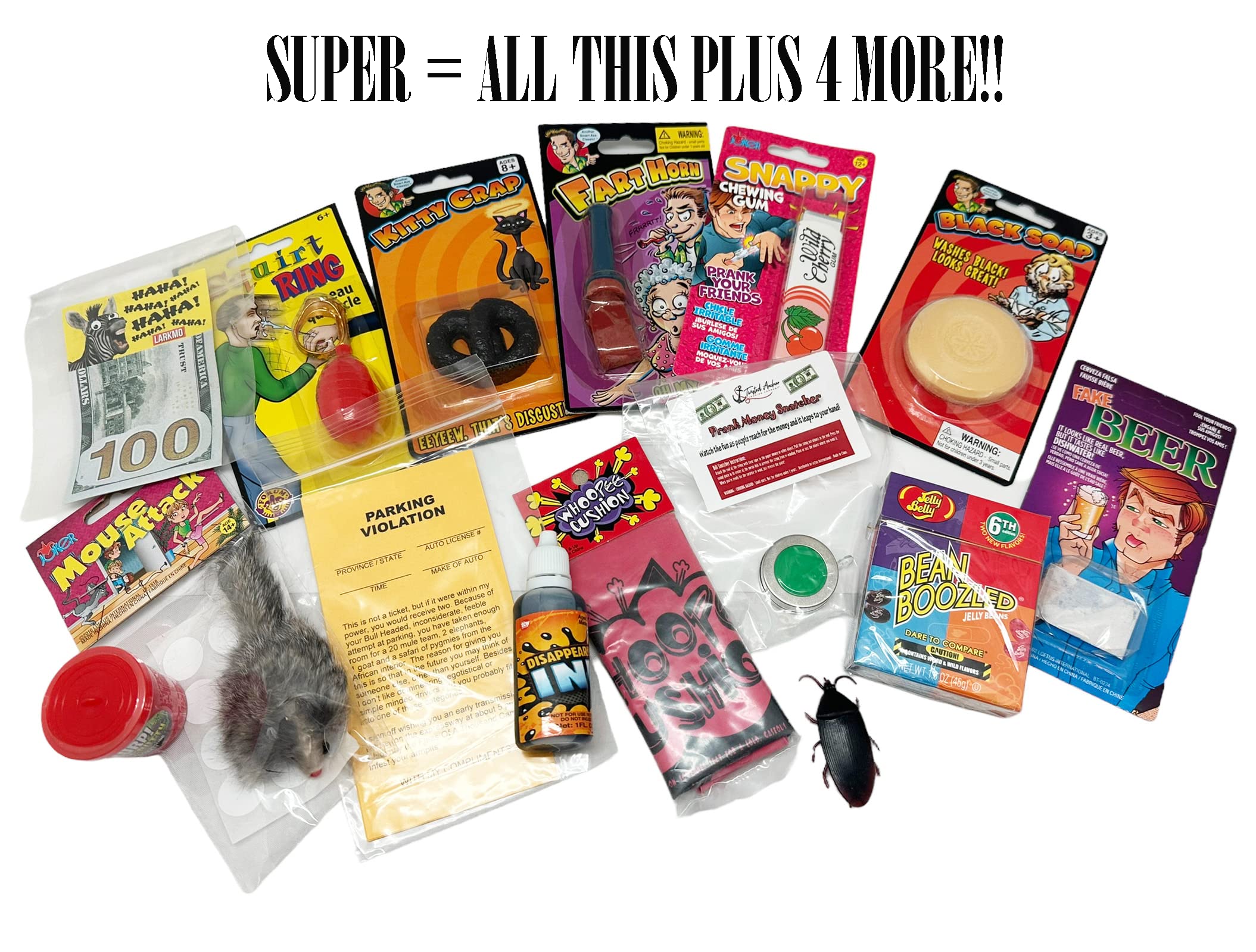 Practical Joke Prank Gift Box for Kids (Super - 20 PC)