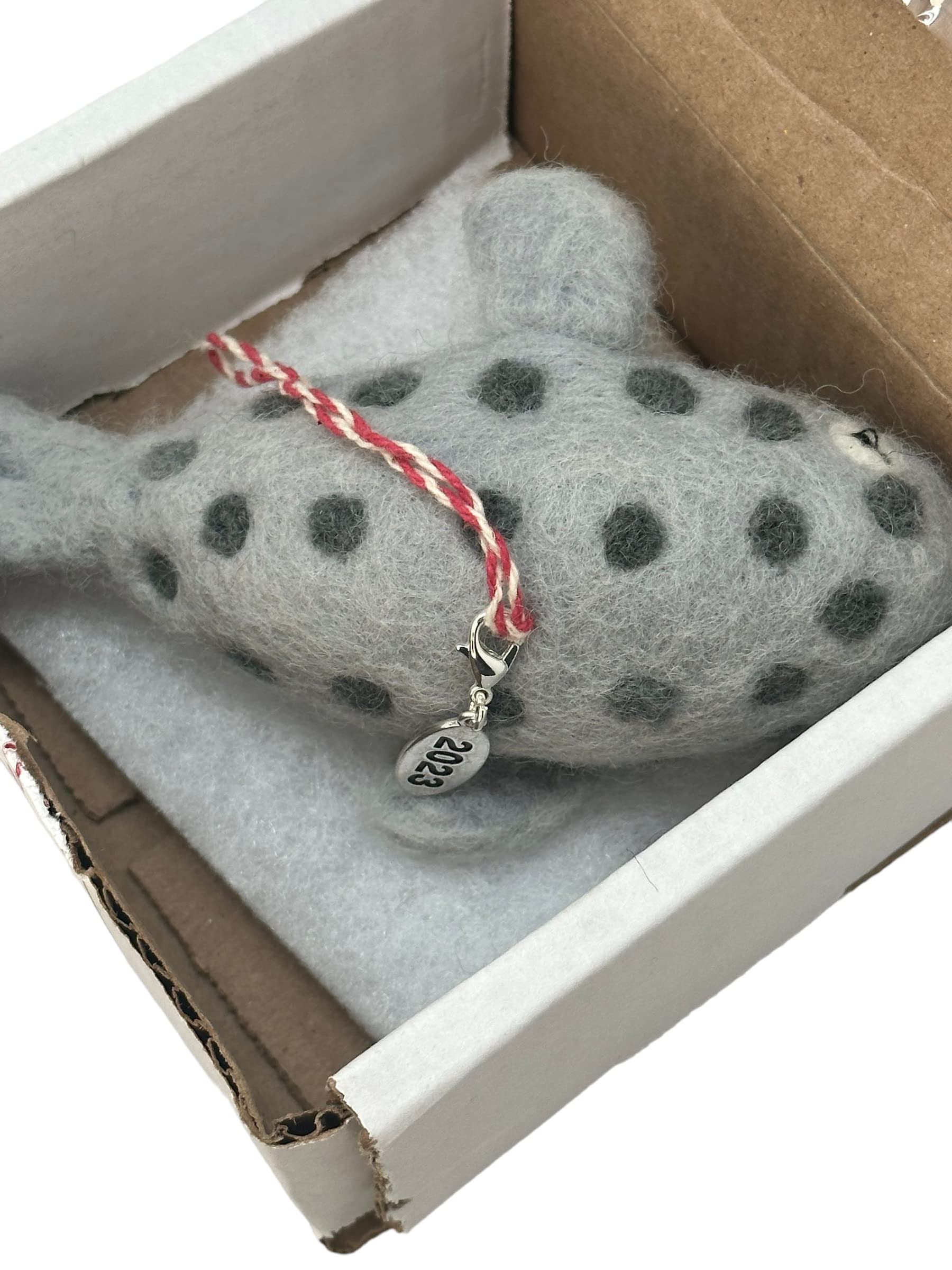 Narwhal Christmas Ornament - Large, Cute Narwhal Gift - 2023 Fair Trade Felt Christmas Ornaments - Comes in a Gift Box so It's Ready for Giving