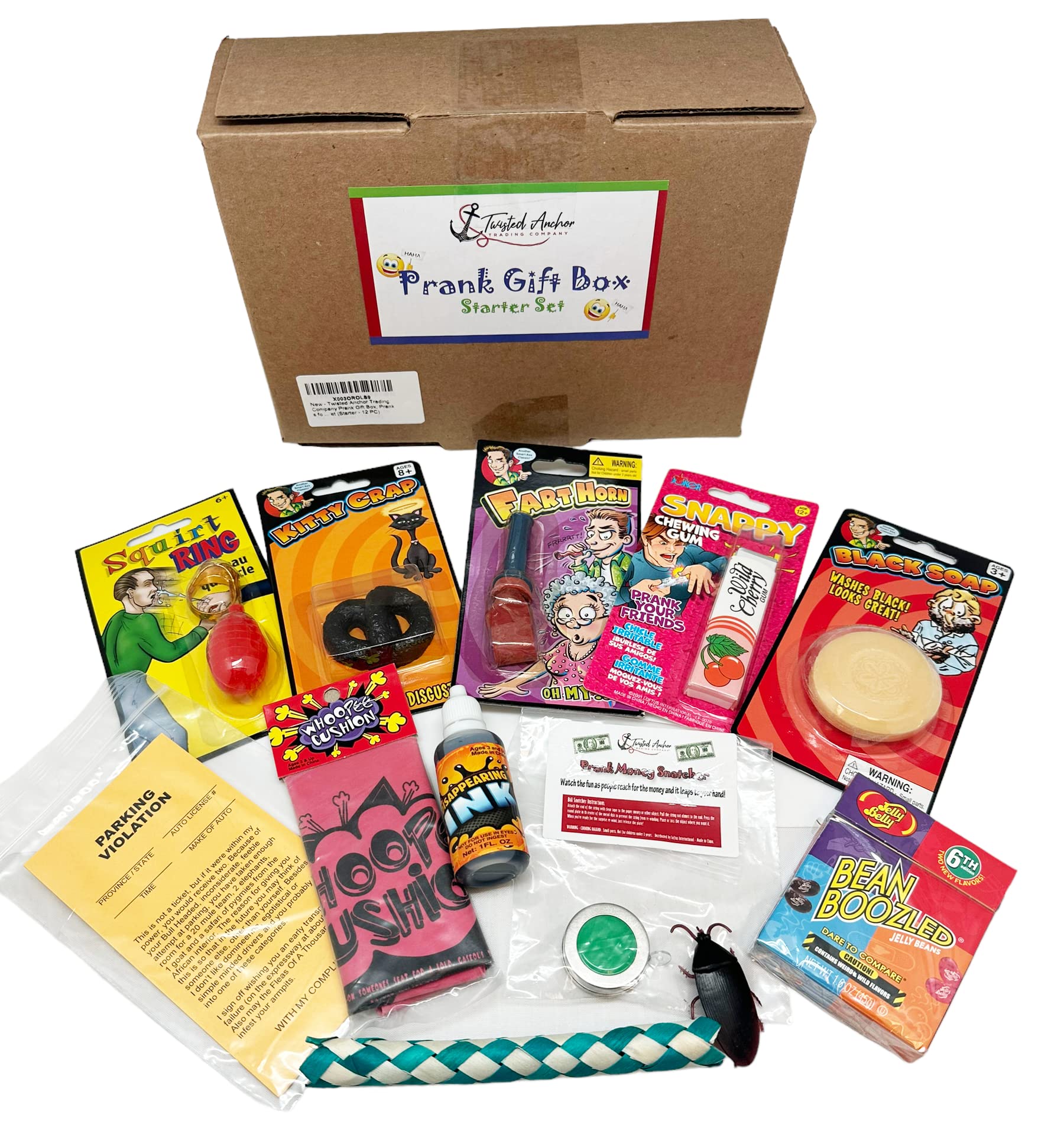 Practical Joke Prank Gift Box for Kids (Starter - 12 PC) – Twisted ...